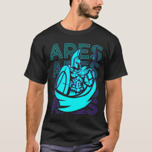 Greek Mythology Gifts Ares Greek God War Retro Are T-Shirt