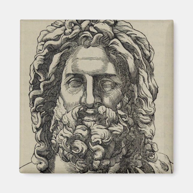 Greek mythology god Zeus Magnet (Front)