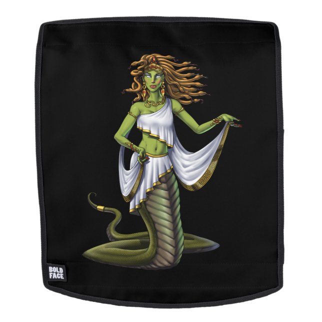 Greek Mythology Goddess Medusa Backpack (Removable Face)