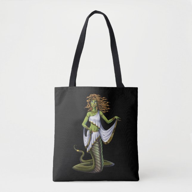 Greek Mythology Goddess Medusa Tote Bag (Front)