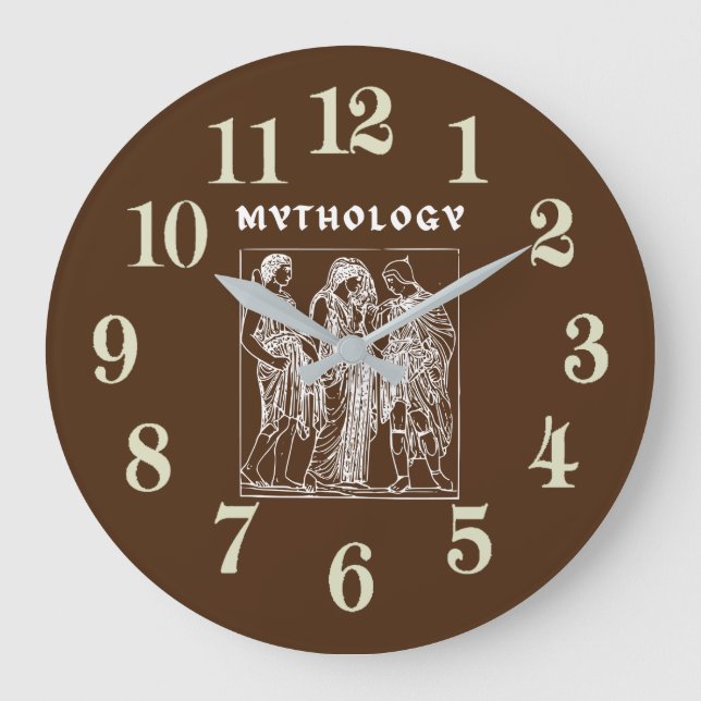 Greek Mythology Large Clock (Front)