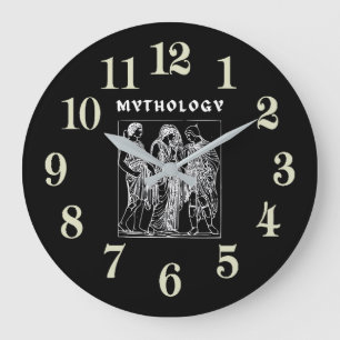 Greek Mythology Large Clock