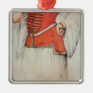 Greek or Turkish woman Metal Ornament