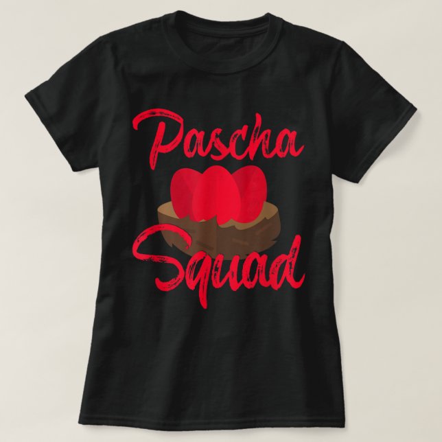 Greek Orthodox Easter - Pascha Squad Girls T-Shirt (Design Front)