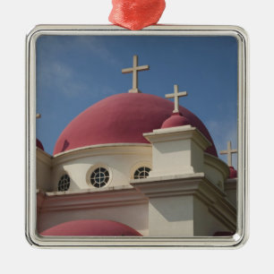 Greek Orthodox Monastery 2 Metal Ornament