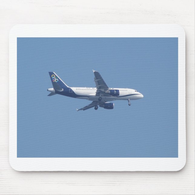 Greek Passenger Jet Mouse Pad (Front)