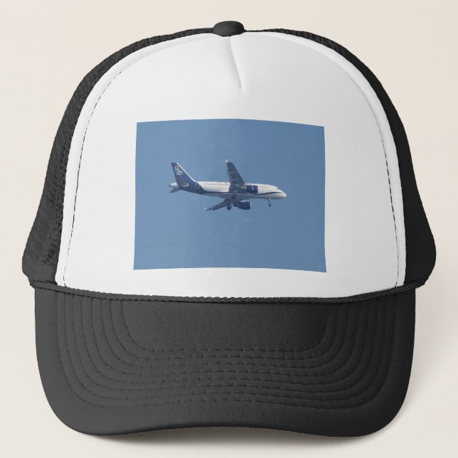 Greek Passenger Jet Trucker Hat (Front)