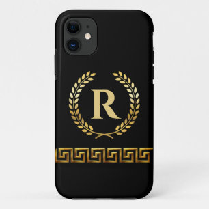 Greek Personalized Initial iPhone 11 Case