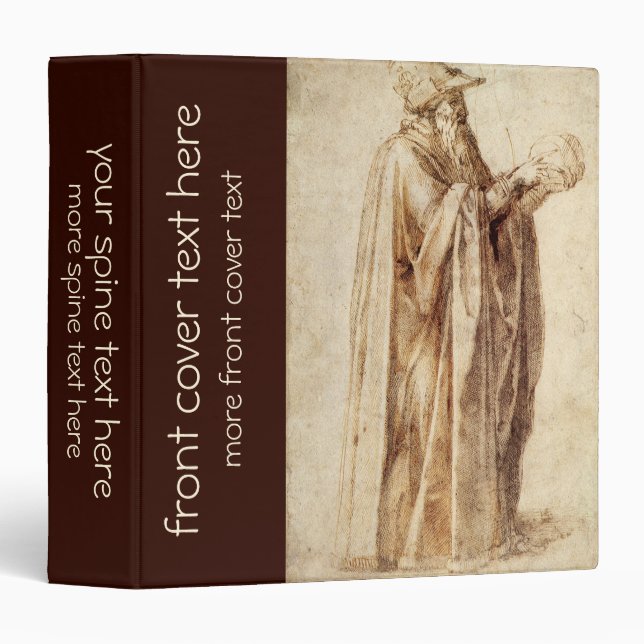 Greek Philosopher with Human Skull by Michelangelo Binder (Front/Spine)