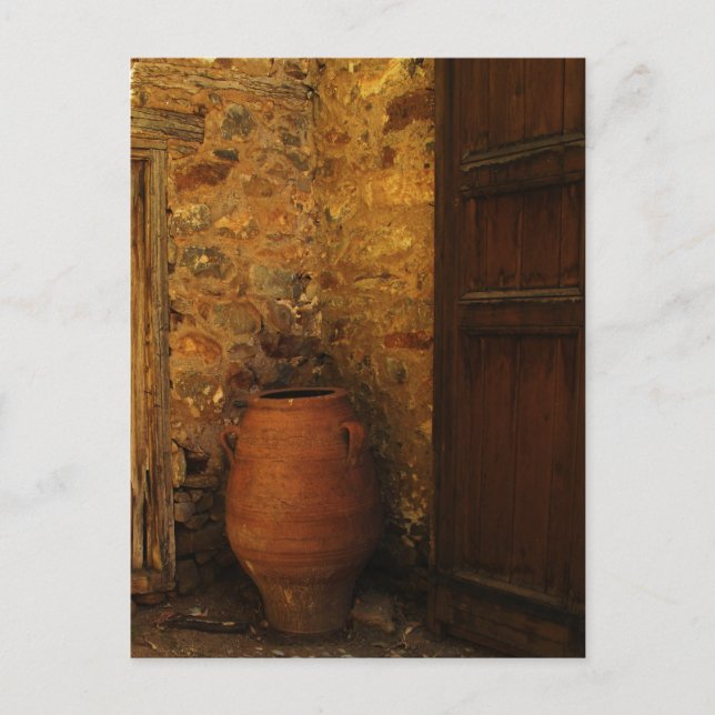 Greek pithos from Crete  - Minoan Period Postcard (Front)