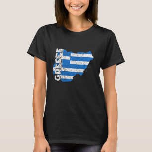 Greek Pride Map Hellenes Greek Roots Hellenic Gree T-Shirt