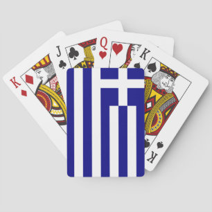Greek pride playing cards