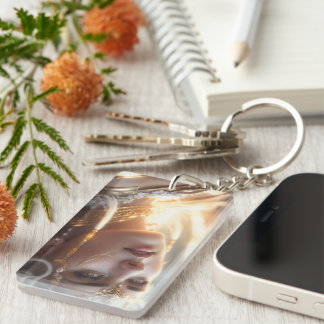 greek princess keychain