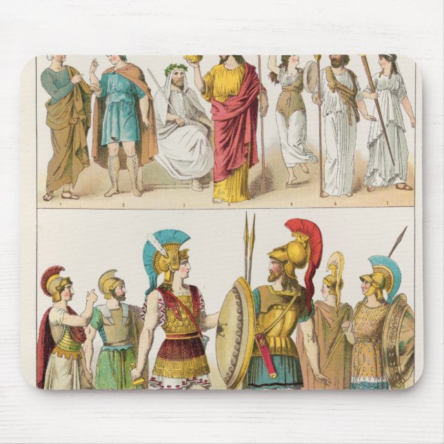 Greek Religious and Military Dress Mouse Pad (Front)
