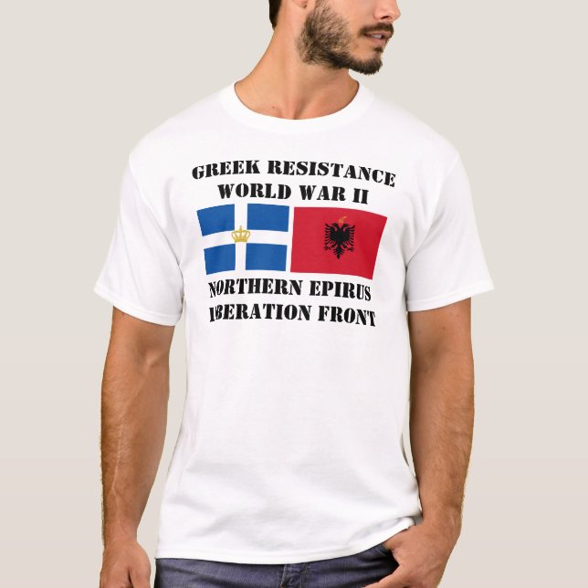 Greek Resistance MAVI T-Shirt (Front)