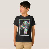Greek Sad Statue Synthwave Vaporwave Aesthetic T-Shirt (Front Full)