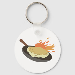 Greek Saganaki Keychain