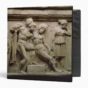 Greek Sarcophagus with a Scene showing the Battle Binder