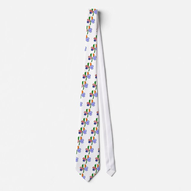 Greek Shamrock Tie (Front)