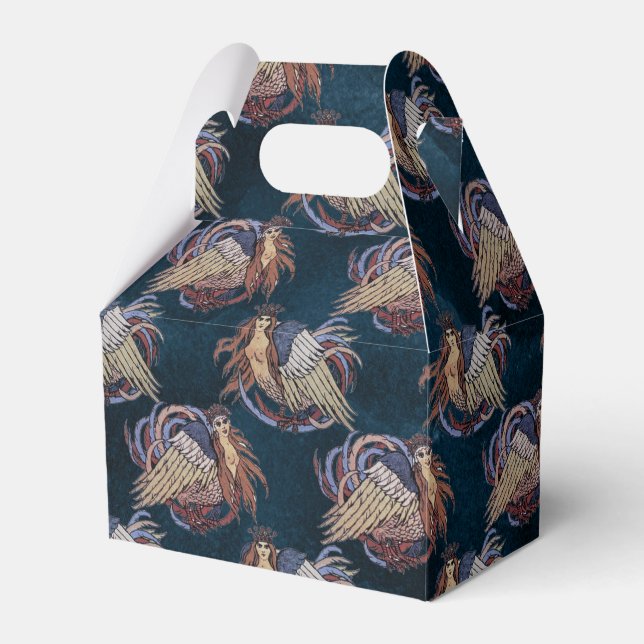 Greek Siren Odyssey Pattern Favor Box (Front Side)