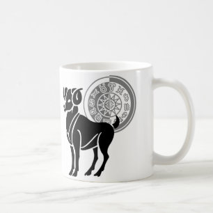 Greek style Aries Ram Coffee Mug