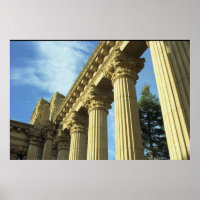 Greek Style Columns at the Palace of Fine Arts