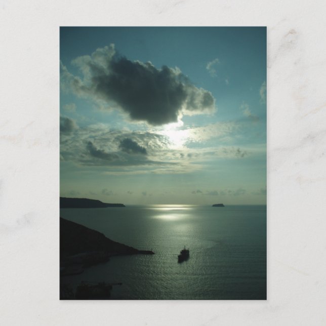 Greek Sunset Postcard (Front)