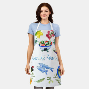 Greek Taverna  Apron 