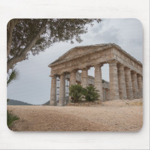 Greek temple at Segesta, Sicily Mouse Pad