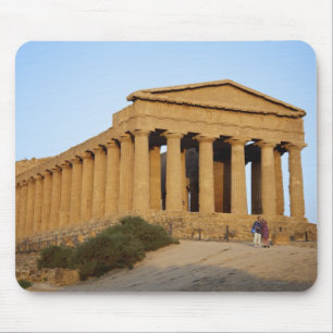Greek Temple Mouse Pad