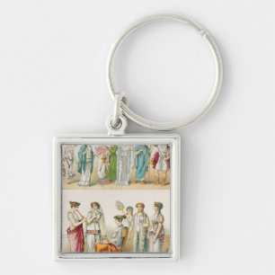 Greek Theatrical Dress Keychain