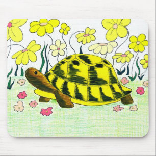 Greek Tortoise Mouse Pad
