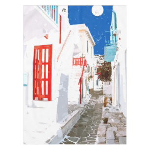 Greek Trip Down Memory Lane Tablecloth