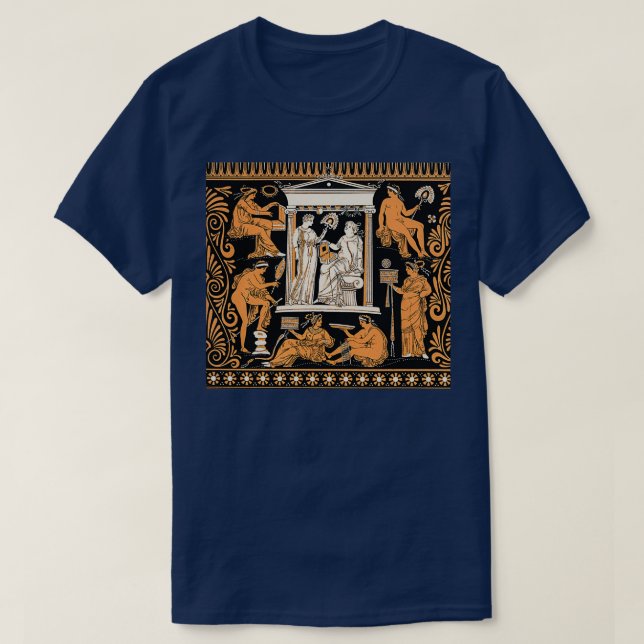 Greek vase print T-Shirt (Design Front)