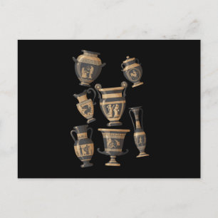 Greek Vases Pottery Ceramics Porcelain Hobby Gift Postcard