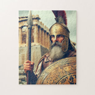 Greek warrior jigsaw puzzle