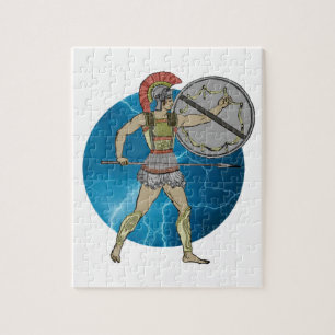 Greek Warrior Puzzle (2) sizes