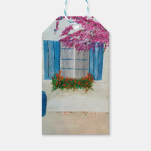 Greek window  gift tags