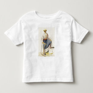 Greek Woodcutter, 13 June 1856 (pen, ink and w/c o Toddler T-shirt