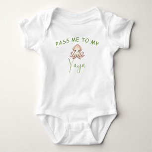 Greek Yaya Baby Shirt