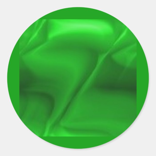 green097 classic round sticker (Front)
