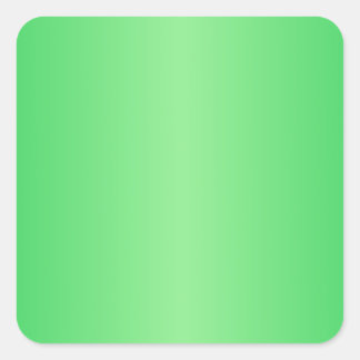 Green3- Dark Pastel Green and Light Green Gradient Square Sticker