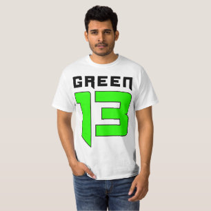 Green 13 Logo (White) T-Shirt