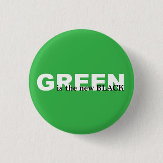 Green 1 Inch Round Button