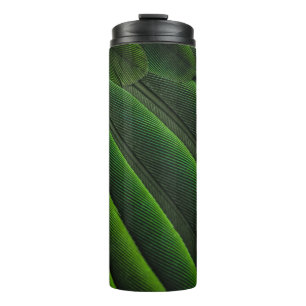 Green 3D wallpaper Thermal Tumbler
