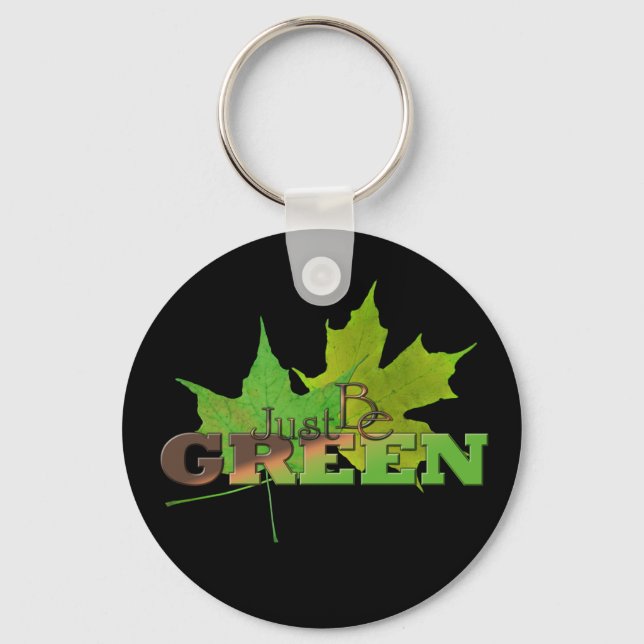 Green 5 keychain (Front)