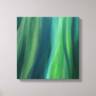 Green Abstract Art Canvas Print