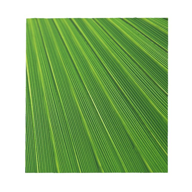 Green Abstract Background Notepad (Front)