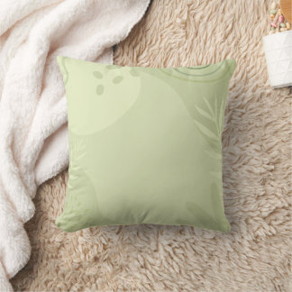 Green Abstract Background Square Pillow