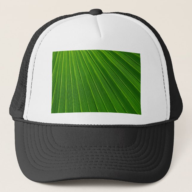 Green Abstract Background Trucker Hat (Front)